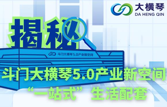 多圖直擊！揭秘斗門大橫琴5.0產(chǎn)業(yè)新空間“一站式”生活配套